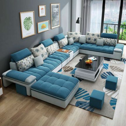 Luxury American sofa set – 5 pieces – elegant, comfortable and amazing design